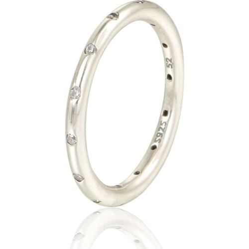 CKK 925 Sterling Silver Droplets Rings For Women Original Fashion Jewelry Making Wedding Anniversary Gift