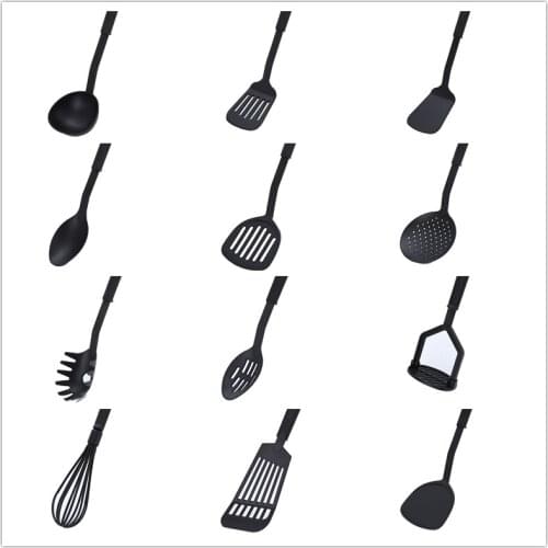 1 Spoon Colander Spatula Kitchen Tool Cookware Shovel Tool High Temperature Non-stick Soup Spoon Special Cooking Shovel