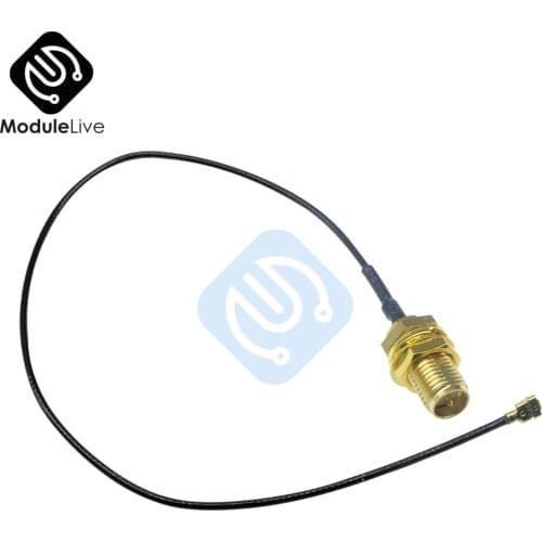 1Pcs Mini Pci U.Fl To RP-SMA Antenna Router Mod Kit Wifi Connector Cable MF