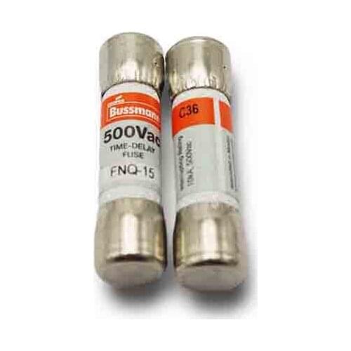 10pcs Bussmann Fuse FNQ-15 500V 15A ceramic fuse for motor short circuit protection
