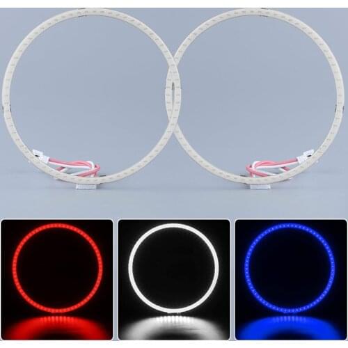 100mm COB Halo Ring LED Angle Eye DC 12V Auto Headlight Car light Source Chip On Board Angle Eyes Decorative Lights Car Styling