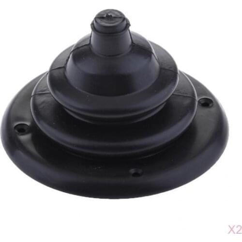 2pcs 100mm 4'' Rigging and Cable Boot for Boats - Rigging Hole Cover Black