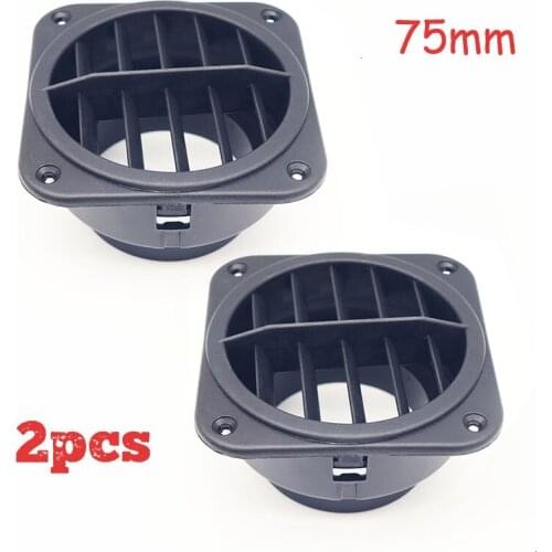 2pcs 75mm Car Warm flat Air Vent Outlet Heater Ducting for Propex for Webasto Eberspacher