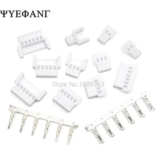 50PCS MX2.0 Connector 2.0mm Pin Header Plastic Housing Male Female Terminal 51005 51006 2p 3p 4p 5p 6p for RC Battery Adapter