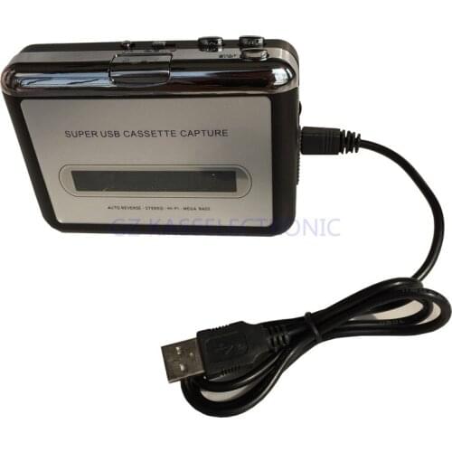 2017 new Cassette Player USB convert old cassette tape to mp3 portable player through PC Free Shipping