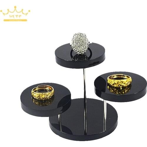 Acrylic Jewelry Watch Display Boxes Holder Rack Box Clear Acrylic Jewelry Organizer 3 Tray Stands for Earring Bracelet Necklace