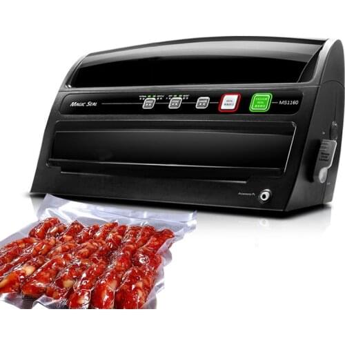 Automatic Vacuum Sealing Machine Household Vacuum Sealer Packaging Sealing Wet / Dry Food Preservation Packing Machine MS1106