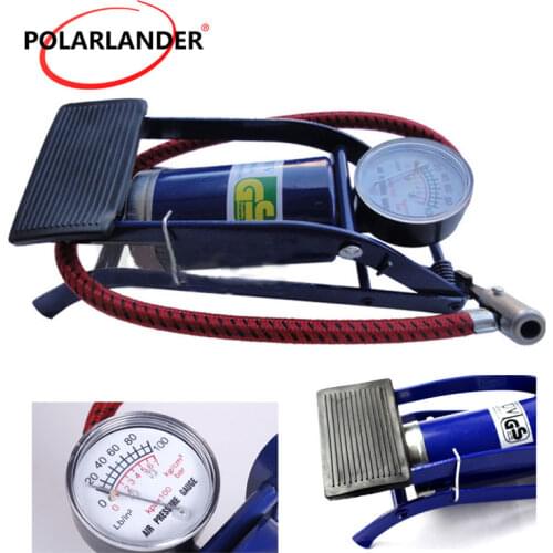 Car pump air compressor Car-styling Foot Air Pump 100PSI Car Vehicle Tires Bicycle Bike Motorbike Ball Inflator high quality