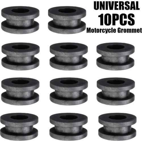 10Pcs Motorcycle Side Cover Rubber Grommets Gasket Fairings For Yamaha For Honda For Kawasaki For Suzuki CBR GSXR Ninja ZX YZF