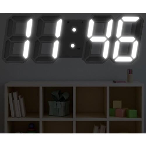 Digital Clocks Calendar Thermometer Electronic Clock Hanging Watch Snooze Table Clocks LED Digital Wall Clock Alarm