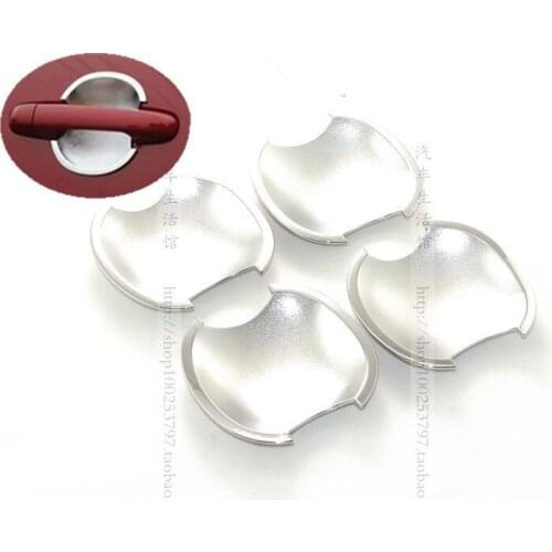 For Kia Forte Kia Cerato 2009 2010 2011 2012 New Chrome Car Door Handle Cup Bowl Cover Trim Free Shipping