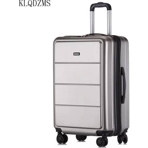 KLQDZMS 20/22/24/26/28inch Rolling Luggage PC Suitcase Carry on Spinner Wheels Business Travel Suitcase For Women Men
