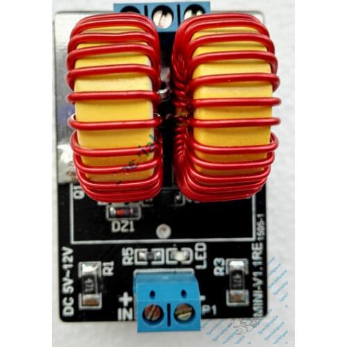 5 v ~ 12 v ZVS induction heating power supply module tesla Jacobs ladder