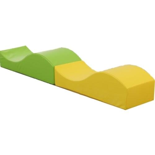 PU Foam Soft Sensory Integration Training Hill Slope Exercise Mat Roll Slope Waves Climb Mat YLWS85