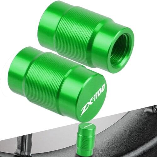 For Kawasaki ZX1100 ZX-11 ZZR 1100 ZZR1100 1990-2001 1995 1996 1997 1998 1999 2000 Wheel Tire Valve Stem Caps Airtight Covers