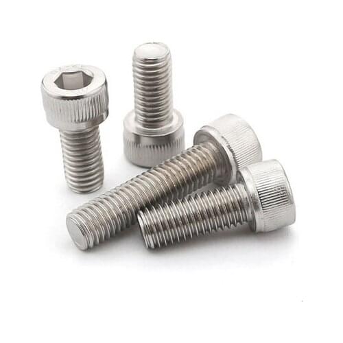 M3 series 200pcs Stainless steel hex socket screws M3*3/4/5/6/7-20 mm cylinder head bolt, cup head screws