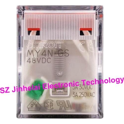 MY4N-GS 48VDC Authentic original OMRON Intermediate relay DC48V
