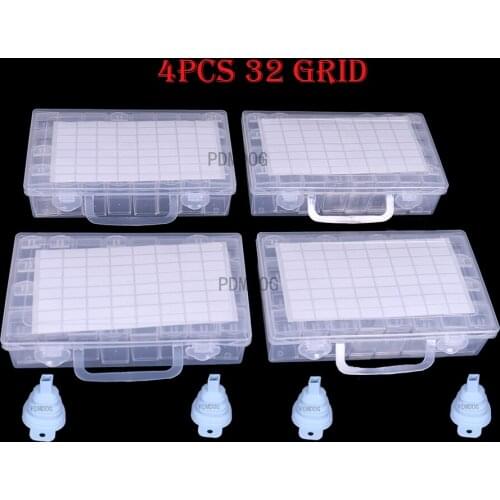 4Pack 32Grids 5D Diamond Painting Kit Embroidery Moasic Storge Box Diamonds Jewlery Sewing Nail Container Accessories Organizer