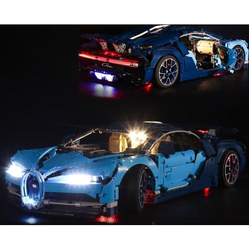 BrickBling Led Light Kit For 42083 Race Car Collectible Building ( NOT Include Building Bricks )