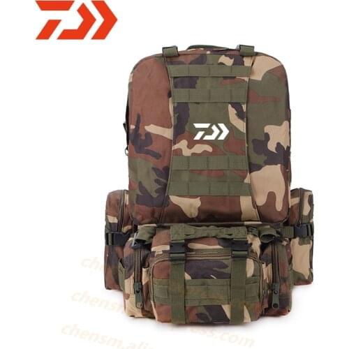 2020 New Daiwa Sport Climbing Fishing Bag Hiking Bag Large Capacity Outdoor Sports Backpack Fishing Multifunction Waterproof Bag