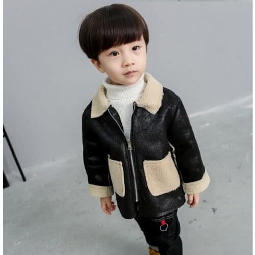 New Fur Spring Autumn Coat Outerwear Top Children Clothes Kids Costume Teenage School Boy Clothing High Quality