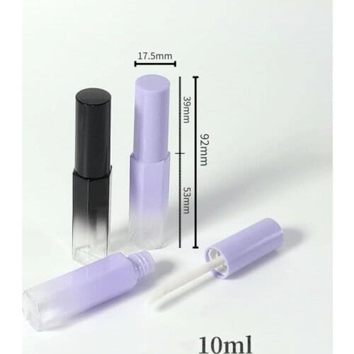 Wholesale 10ML Empty Lipgloss Container Bottles Hexagon Lip gloss Tubes Liquid Lipstick Bottles Lip Glaze Package Lip Bottles