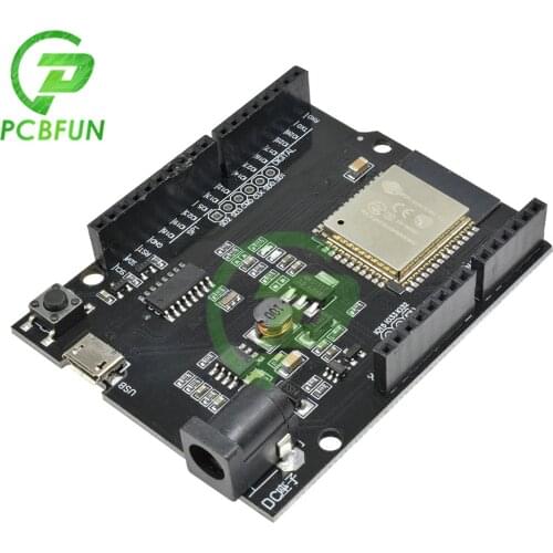 ESP32 For Wemos D1 Mini For Arduino UNO R3 D1 R32 WIFI Wireless Bluetooth Development Board CH340 4M Memory Micro USB 5V-12V