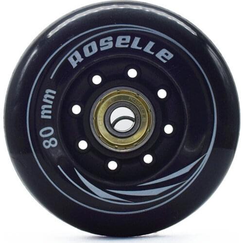 8 pcs/set 80mm 85A Rollers Inline Skates Slide Slalom Skates Wheel For Kids Adult Powerslide Patines skating Roller Wheels