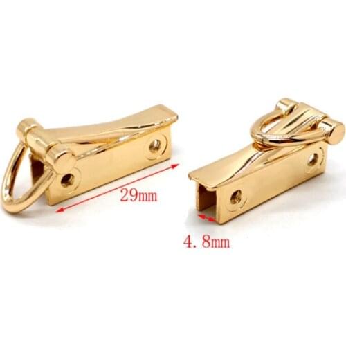 High Quality Luggage Hardware Accessories Side Clip Metal Quality Handmade Bag Diy Left And Right Ear Buckle Accessories