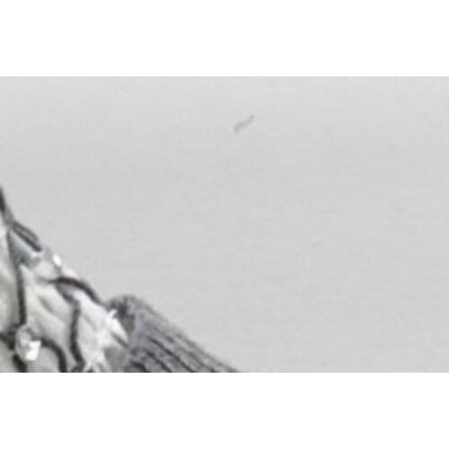 Women Ruffles Collar Knit Sweater Stitching Rhinestone Two Colors Long Sleeve Sweet Early Autumn New Female Knit Pullovers