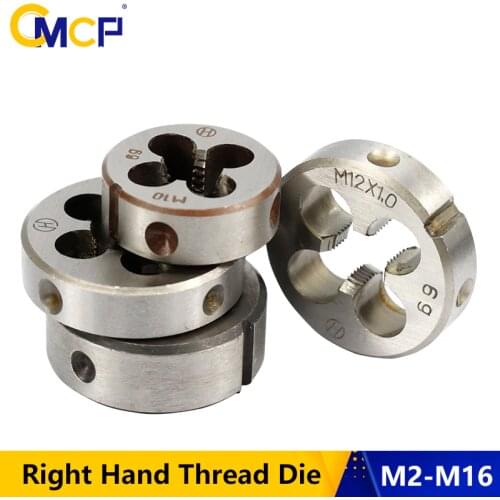 1pc M2 M6 M7 M8 M10 M12 M13 M14 M16 Right Hand Thread Die Metric Screw Die Threading Tools Round Threading Die