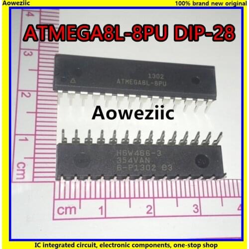 2Pcs/Lot ATMEGA8L-8PU ATMEGA8L ATMEGA8 DIP-28 8-bit microcontroller 8K flash memory New Original Product