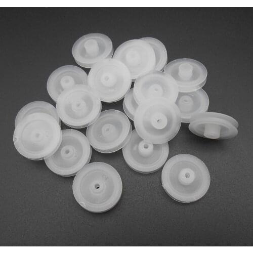20Pcs 182A Soft Plastic Single layer Pulley Model Motor Wheels Dia.18mm Shaft Aperture Dia.2mm 1.95MM Height 5.5MM X 18MM *FD230