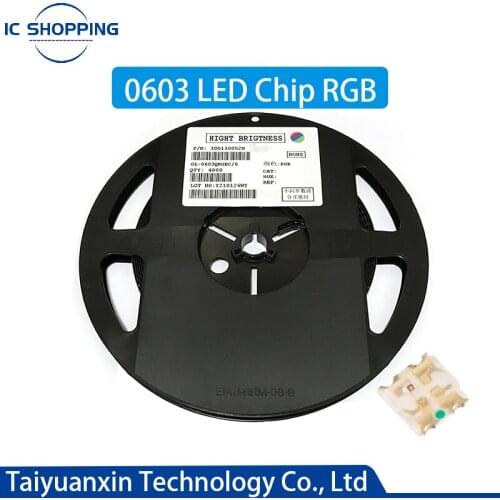 4000PCS/Whole Set Led Chip 0603 1615 Common Anode or Common Cathode RGB Red Green Blue Full Color