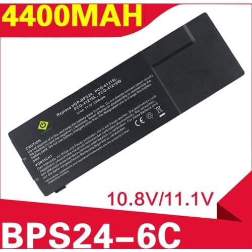 4400mAH laptop Battery For Sony VGP-BPS24 VGP-BPL24 BPS24 BPL24 VGP For VAIO SA/SB/SC/SD/SE VPCSA/VPCSB/VPCSC/VPCSD/VPCSE