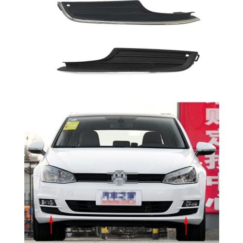 Auto Front Left Right Bumper Fog Light Lamp Grill for VW Golf MK7 2013 2014 2015 2016 2017 5G0853665 5G0853666