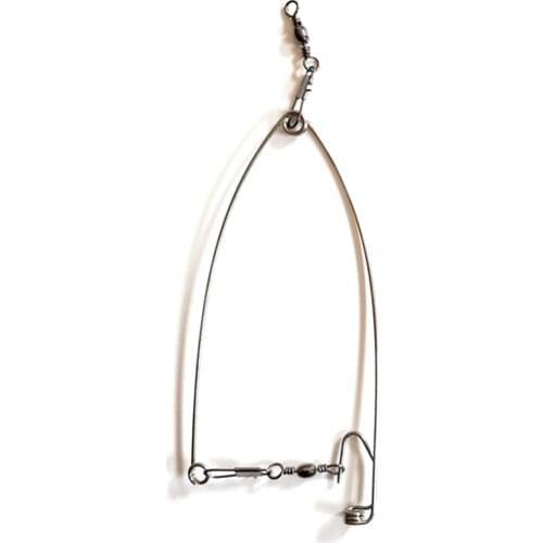 Automatic Fishing Hook Stainless Steel Ejection Spring Full Speed Artifact Parts Lazy Person Jig Head Fishing Accessories