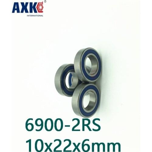 Axk 6900-2rs 6900 2rs 61900 Si3n4 Hybrid Ceramic Deep Groove Ball Bearing 10x22x6mm