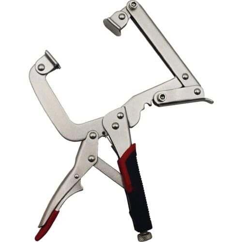 C-type Pliers 4 Gears Adjustable Welding Tongs Woodworking Clamp Hand Tools Large Opening Heavy Duty Plier