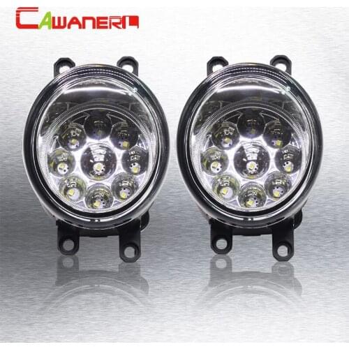Cawanerl Car LED Bulb Fog Light Daytime Running Light DRL 12V 1 Piar For Lexus LX570 LX570 RX350 RX450h HS250h GS350 GS450h IS-F