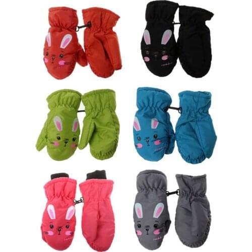 Kids Winter Warm Gloves Windproof For Children Boys Girls Ski Cycling Climbing Outdoor Gloves Waterproof Christmas Gifts