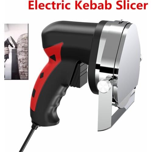 Electric 80W Kebab Doner Cutter Roast Meat Slicer Knife Machine Commercial KS100E 110V 220V