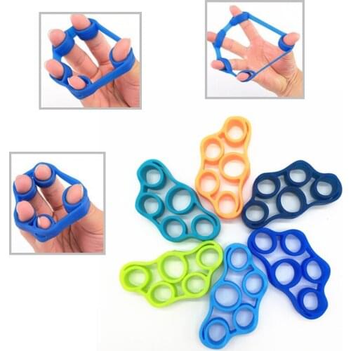 Finger Exerciser Hand Gripper Finger Expander Hand Grip Wrist Strength Trainer Finger Elastic Band Improve Finger flexibility