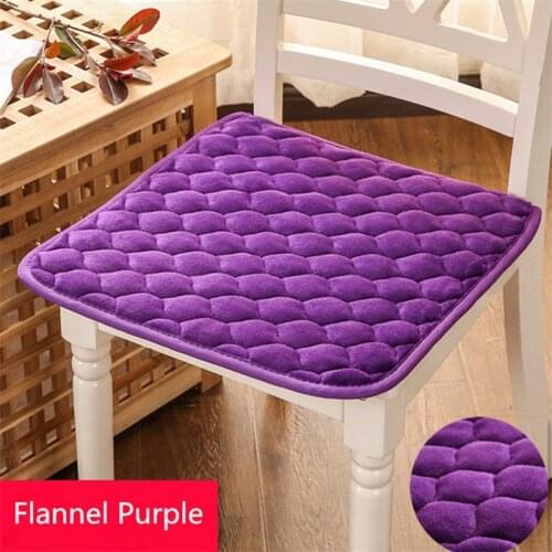 Cotton Solid Seat Cushion Home Office Comfortable Cushion Can Be Fixed On Chair Sitting Pillow Buttocks Chair Cushion 5 Colors