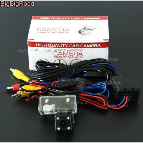 BigBigRoad Car Rear View Reverse Backup Camera with Filter For toyota verso EZ 2011 / Camry 2012 2013 / vios 2013 / yaris 2013