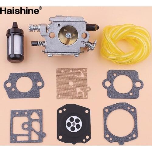 Carburetor For Chinese Chainsaw 6200 62cc Fuel Filter Line Carb Repair Kit