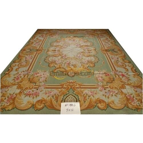 French aubusson carpets Hand Knotted Carpet Home Decore Retro wool knitting carpets