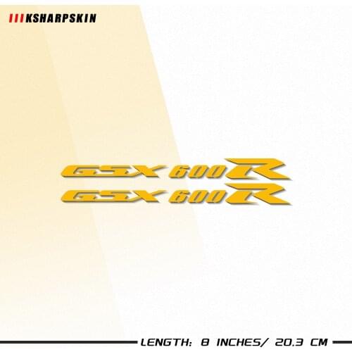 Motorcycle Reflective Stickers Body Helmet Fuel Tank Waterproof Sign Decal for SUZUKI GSX600R LOGO Sticker