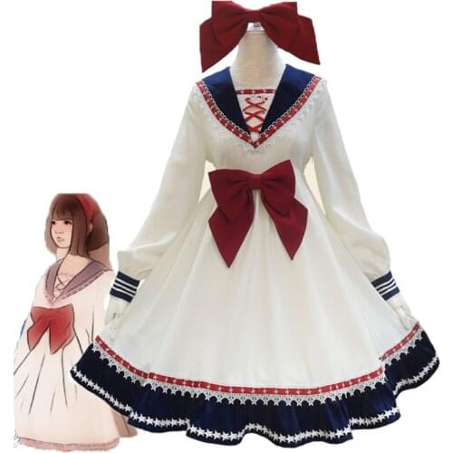 New Navy Style Lolita Dress Costumes Cosplay Suit for Girls Woman Navy Princess Party Costumes Daily Wear Costumes Kawaii
