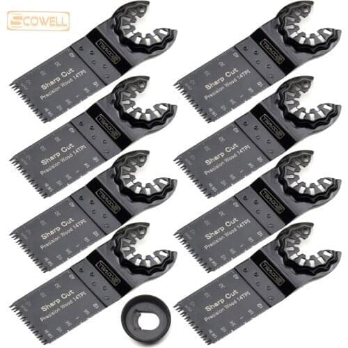 30% Off Japanese Teeth Starlock Oscillating Multi Tool Saw Blades 8 PCS Blade SK5 Material Blade Multimaster Blades For Wood